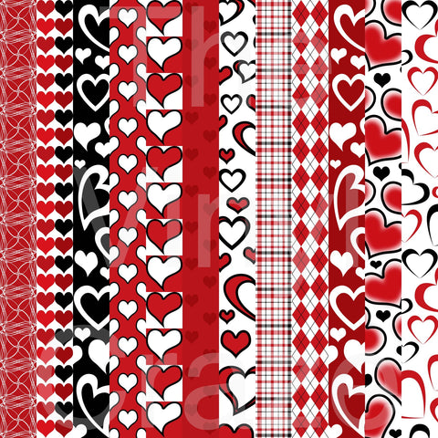 Coordinating Valentine Adhesive Vinyl