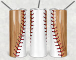 Baseball Woodgrain Adhesive Vinyl Wrap