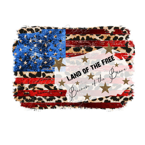 Land Of The Free Decal Digital Download JPG