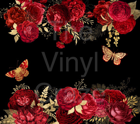 Vintage Roses Wrap Digital Download JPG