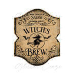 Witch’s Brew UV DTF Decal