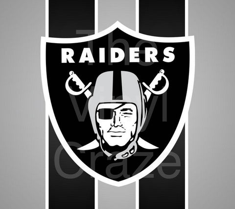 Raiders Adhesive Vinyl Wrap