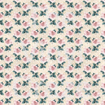 Pink Roses On Beige Adhesive Vinyl