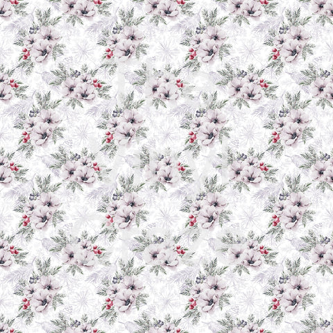 Winter Snowflake Flowers Digital Download JPG
