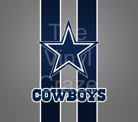 Cowboys Adhesive Vinyl Wrap