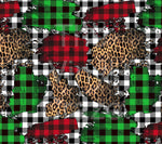 Checkered Xmas Wrap Digital Download JPG