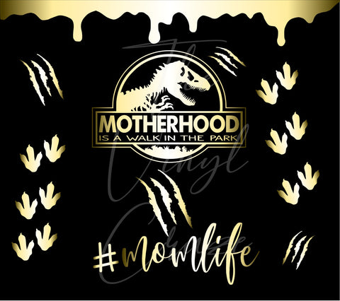 Motherhood Is A Walk In The Park Adhesive Vinyl Wrap