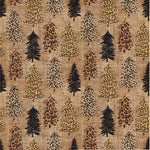 Burlap Trees Adhesive Vinyl