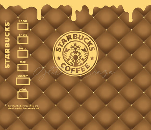 Starbux Caramel Drip Wrap