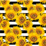 Large Sunflower Stripe Adhesive Vinyl