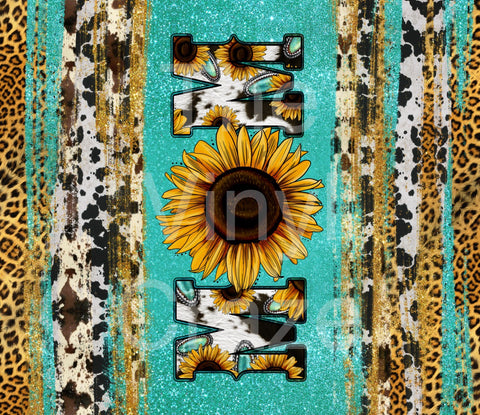 Mom Sunflower Animal Wrap Digital Download JPG