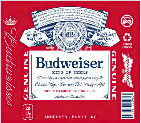 King Of Beers Adhesive Vinyl Wrap