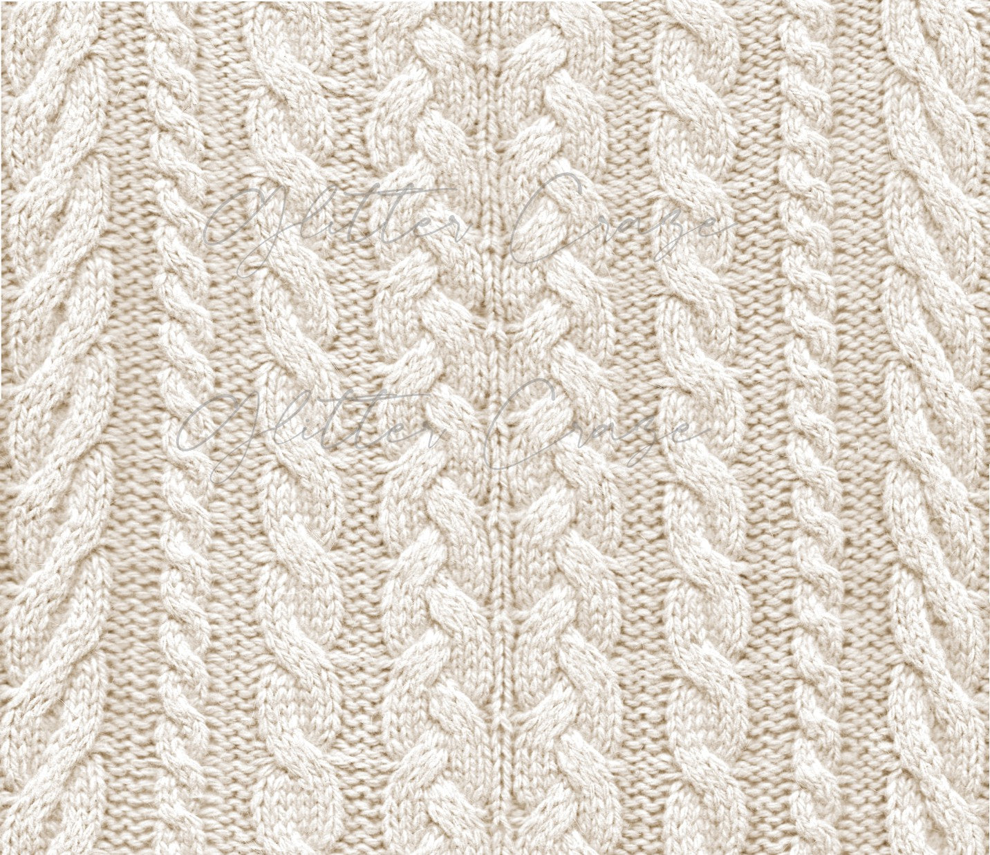 Cable Knit Sweater Adhesive Vinyl