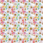 White Daisy Watercolor Adhesive Vinyl