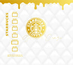 Bougie Gold Starbux Wrap Digital Download JPG