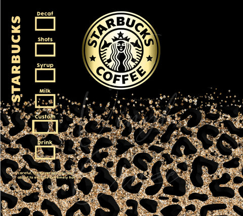 Cheetah Starbux Adhesive Vinyl Wrap