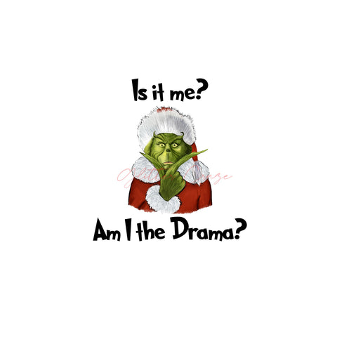 Am I the Drama? UV DTF Decal