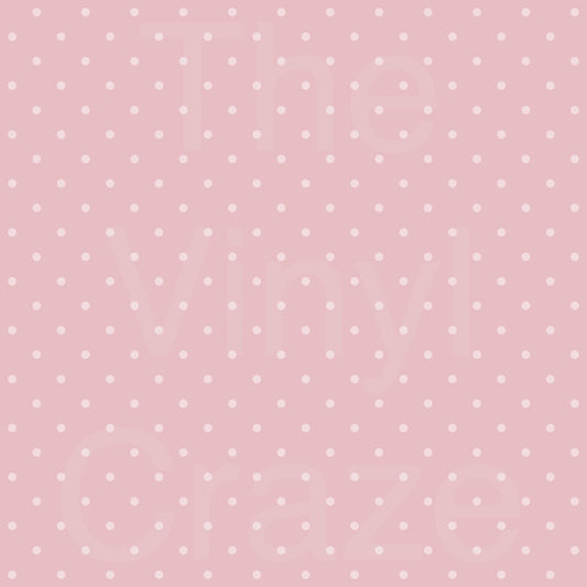 Pink On Pink Polka Dot Adhesive Vinyl