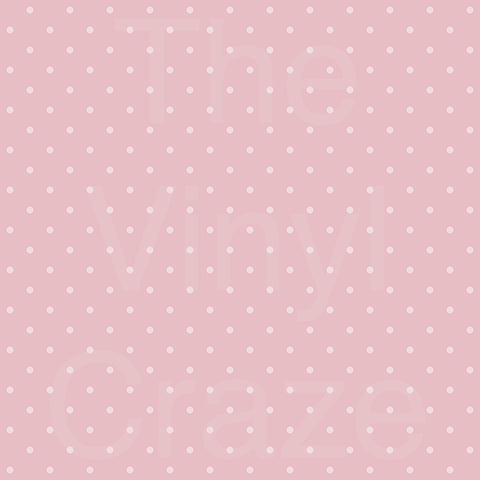 Pink On Pink Polka Dot Adhesive Vinyl