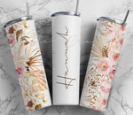 Floral Name Adhesive Vinyl Wrap