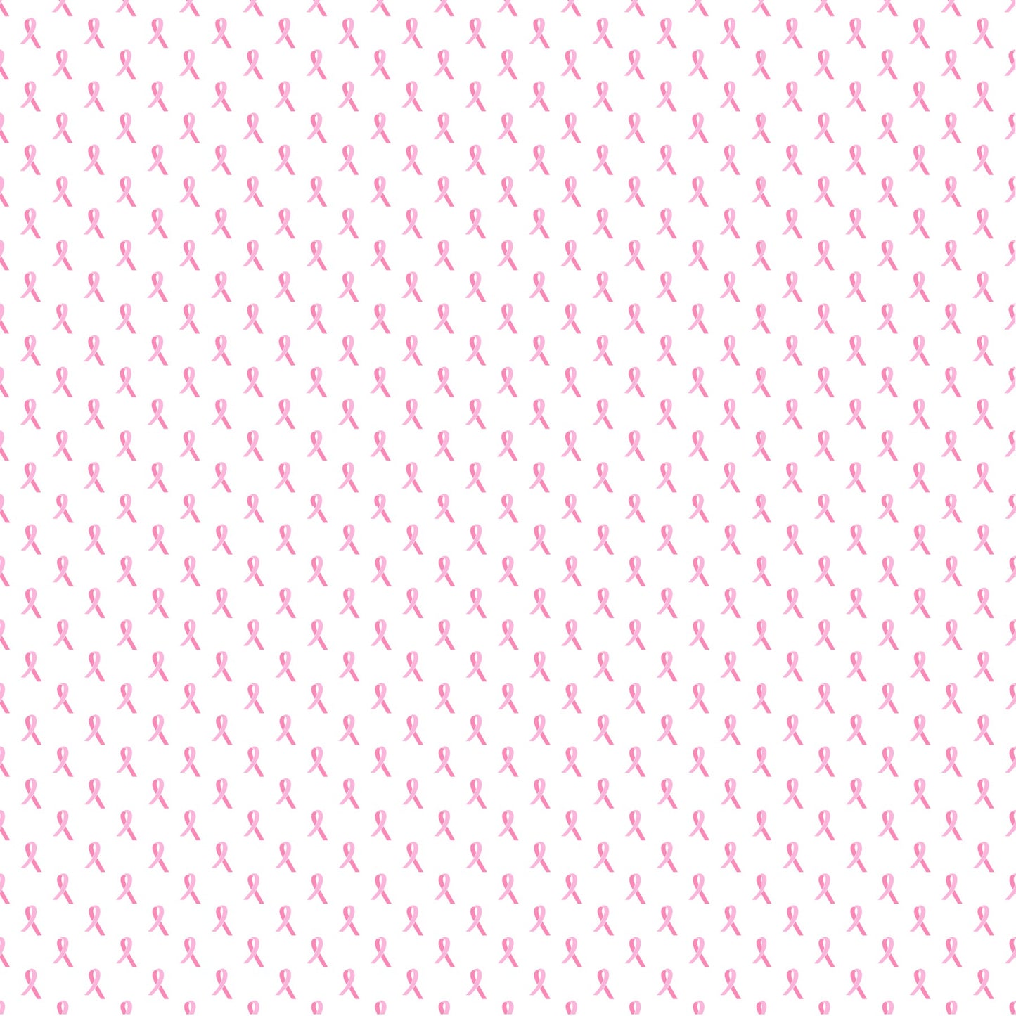 Pink On White Breast Cancer Awareness Ribbons - Adhesive Vinyl