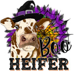 Boo Heifer UV DTF Decal