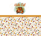 Hello Fall Leaves  Wrap or 12x12 available