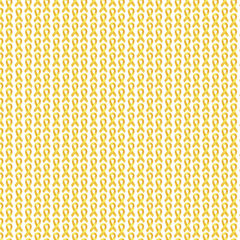 Yellow Awareness Ribbons - Adhesive Vinyl