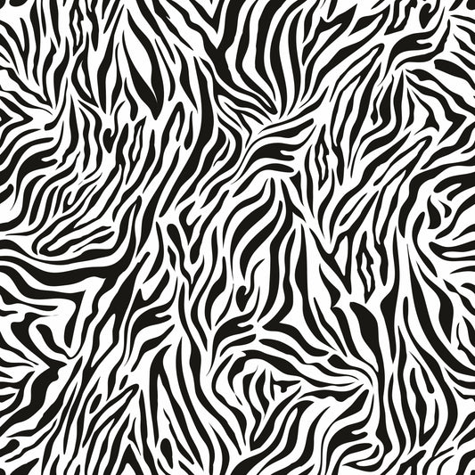 Zebra Print - Adhesive Vinyl